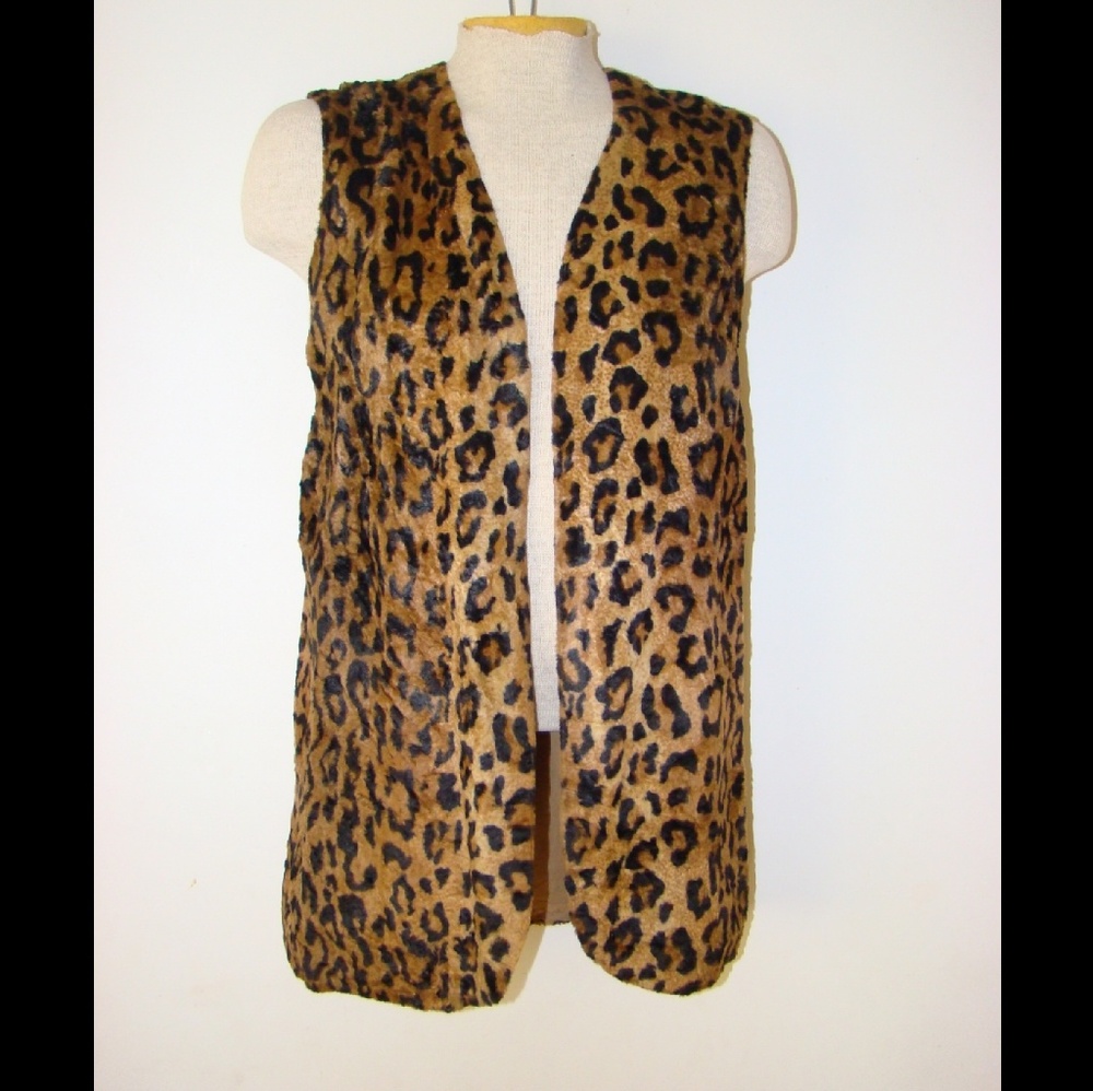 1970's faux fur vest